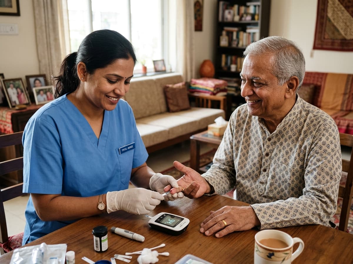 Diabetes & BP Monitoring home care delivery in Delhi NCR