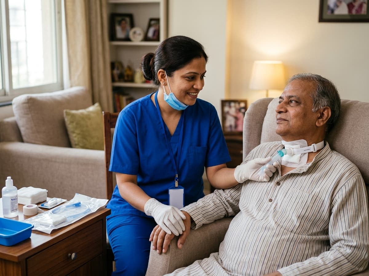 Tracheostomy Care home care delivery in Delhi NCR