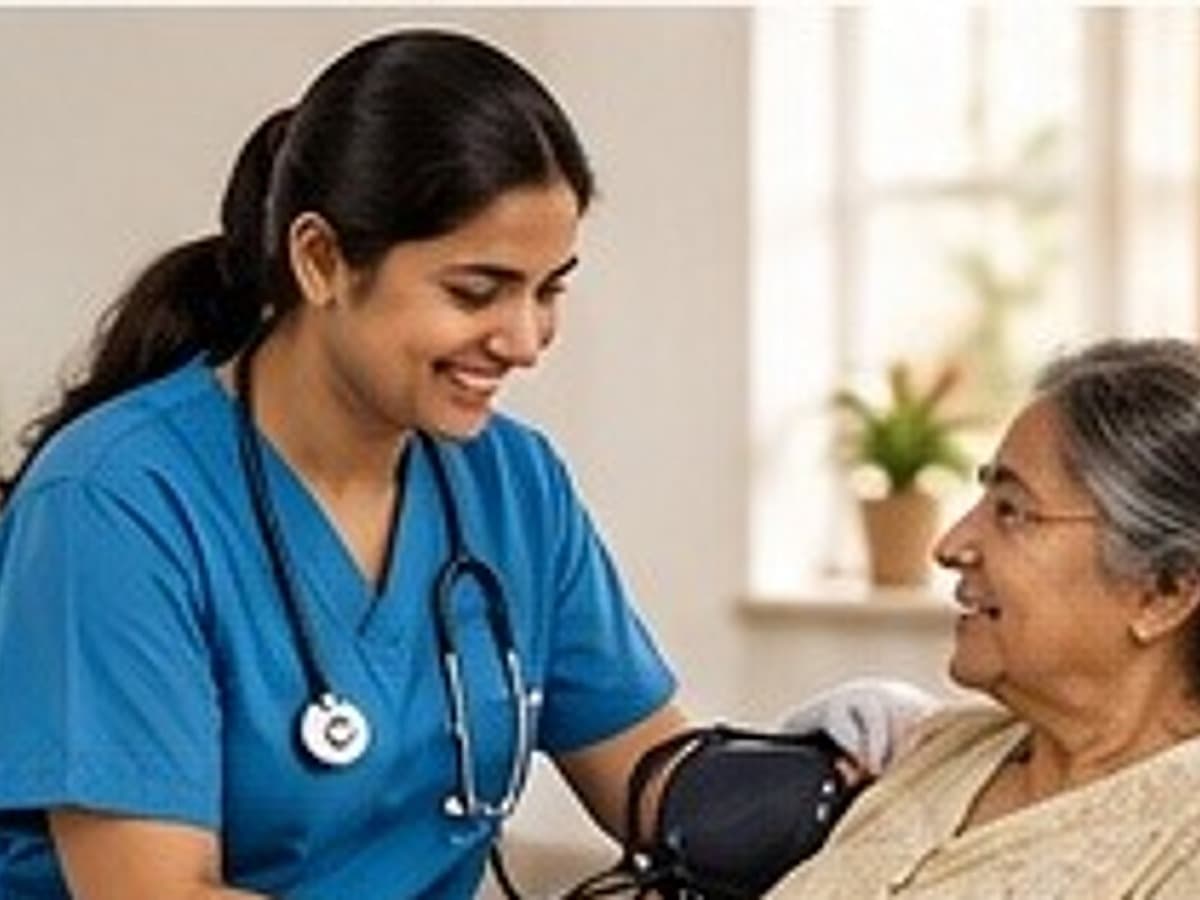 Trained Nurse at Home home care delivery in Delhi NCR
