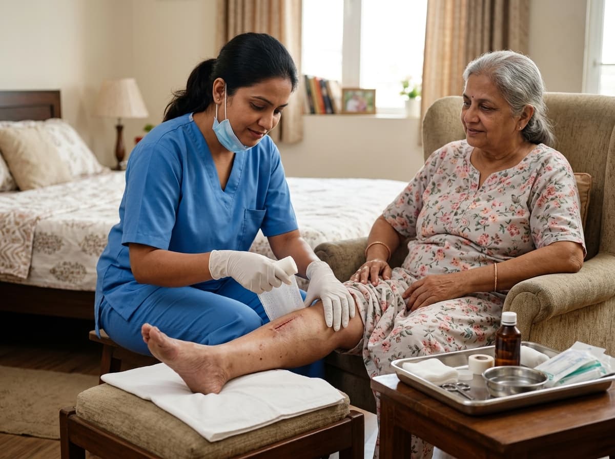 Wound Dressing & Care home care delivery in Delhi NCR