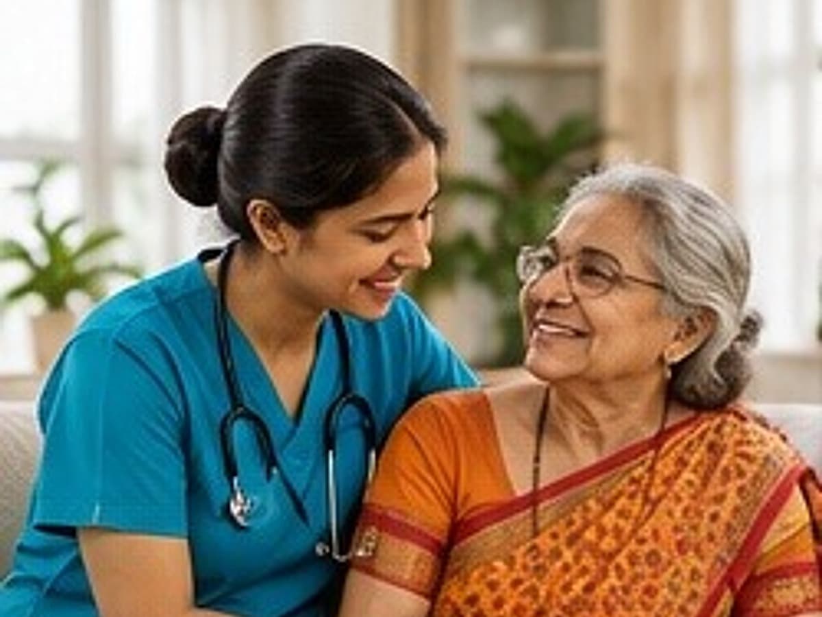 Female Nurse at Home home care delivery in Delhi NCR